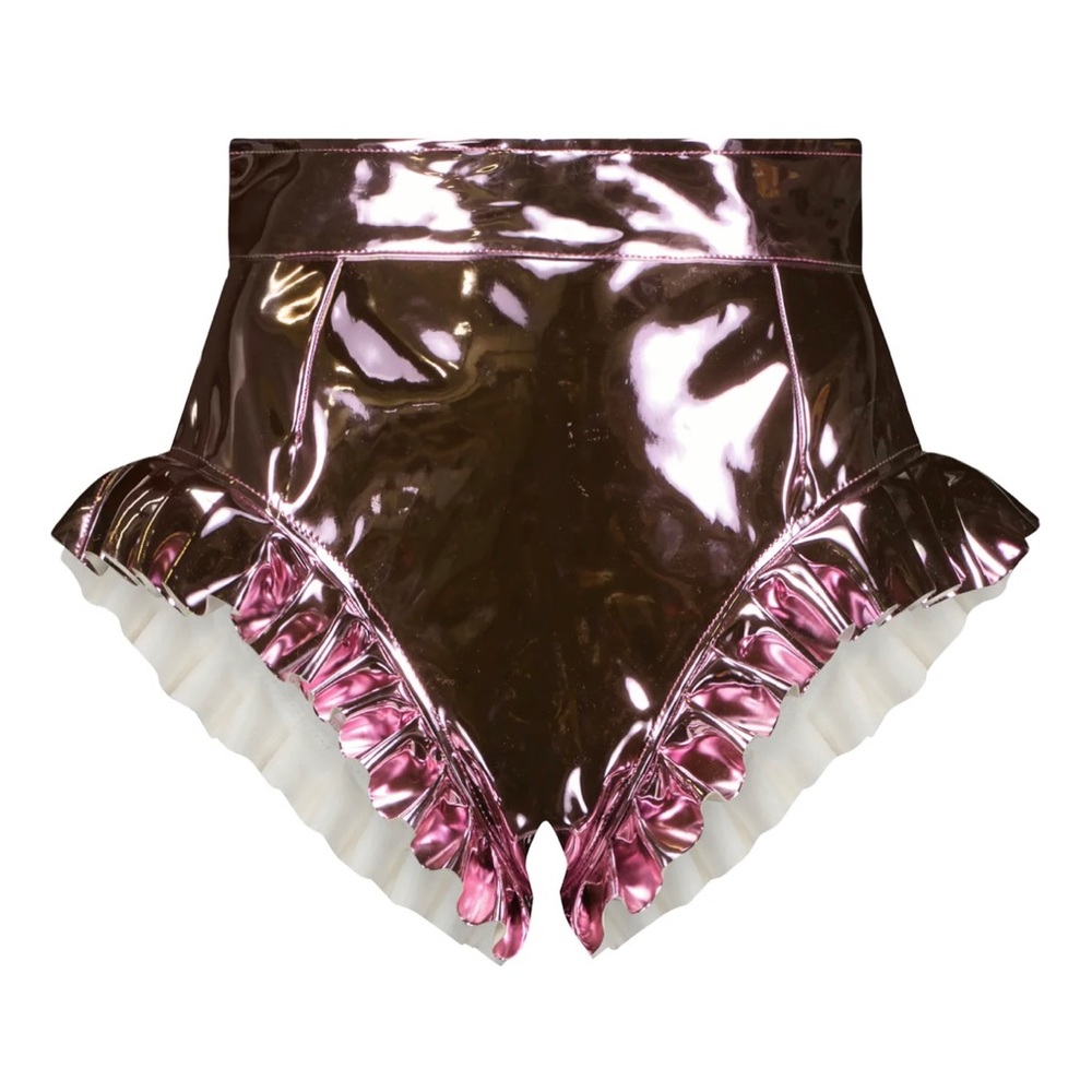 High-Cut Cheeky Short- Rose- 3X